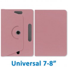 Capa Universal Giratória Tablet 7-8" Polegadas - Rosê